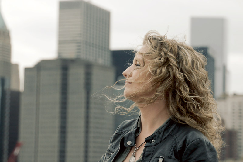 Christina Rommel - Videodreh - Manhattans Himmel