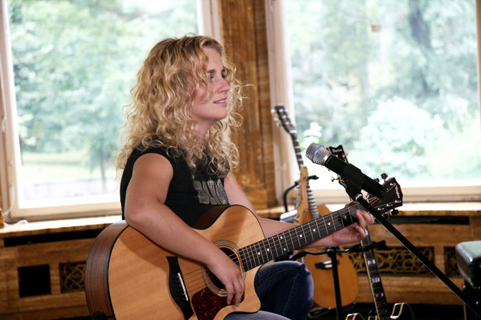 Christina Rommel - Videodreh "Regensong" 2006